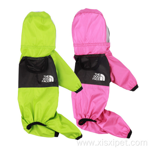 Raincoat Outdoor Waterproof Dog Clothes Pet Puppy Feet